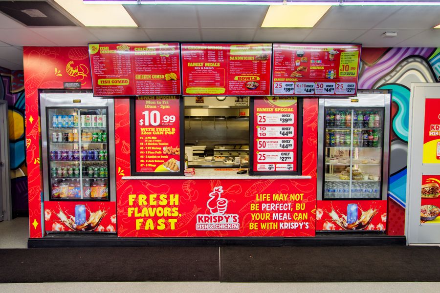 Inside Krispy's Fish & Chicken, 4103 W Capitol Dr, Milwaukee